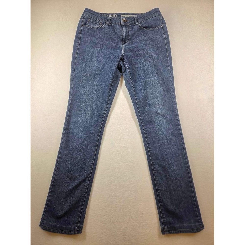 DKNY Jeans Soho Skinny Womens Size 8 Medium Wash Stretch Denim Blue Jeans